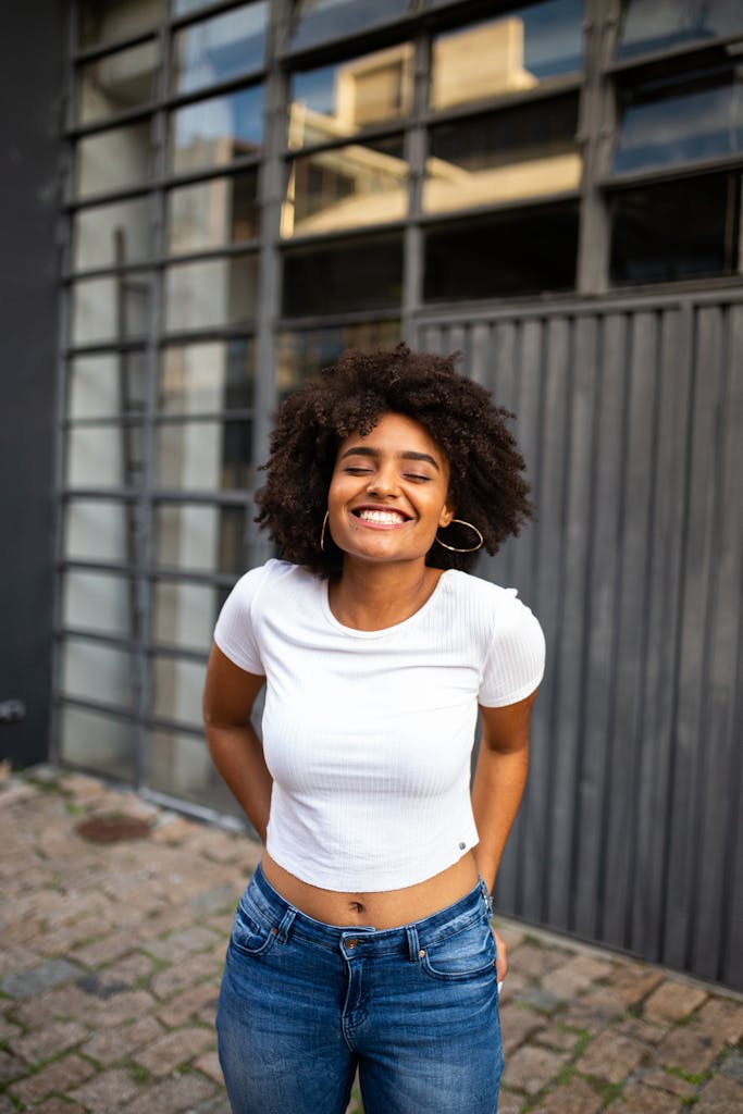 Photo of Woman Wearing White Shirt